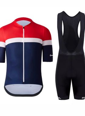 SPEXCEL-maillot de Ciclismo de manga corta, tejido ligero y