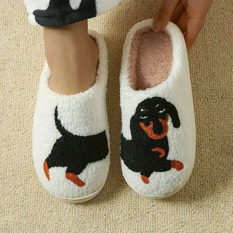 Casual Slippers Women Home Cartoon Designer Fluffy Winter Wo