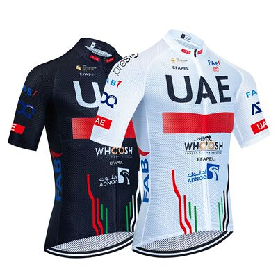 2024 White Cycling Jersey TEAM UAE Bike Vest Maillot Men Wom