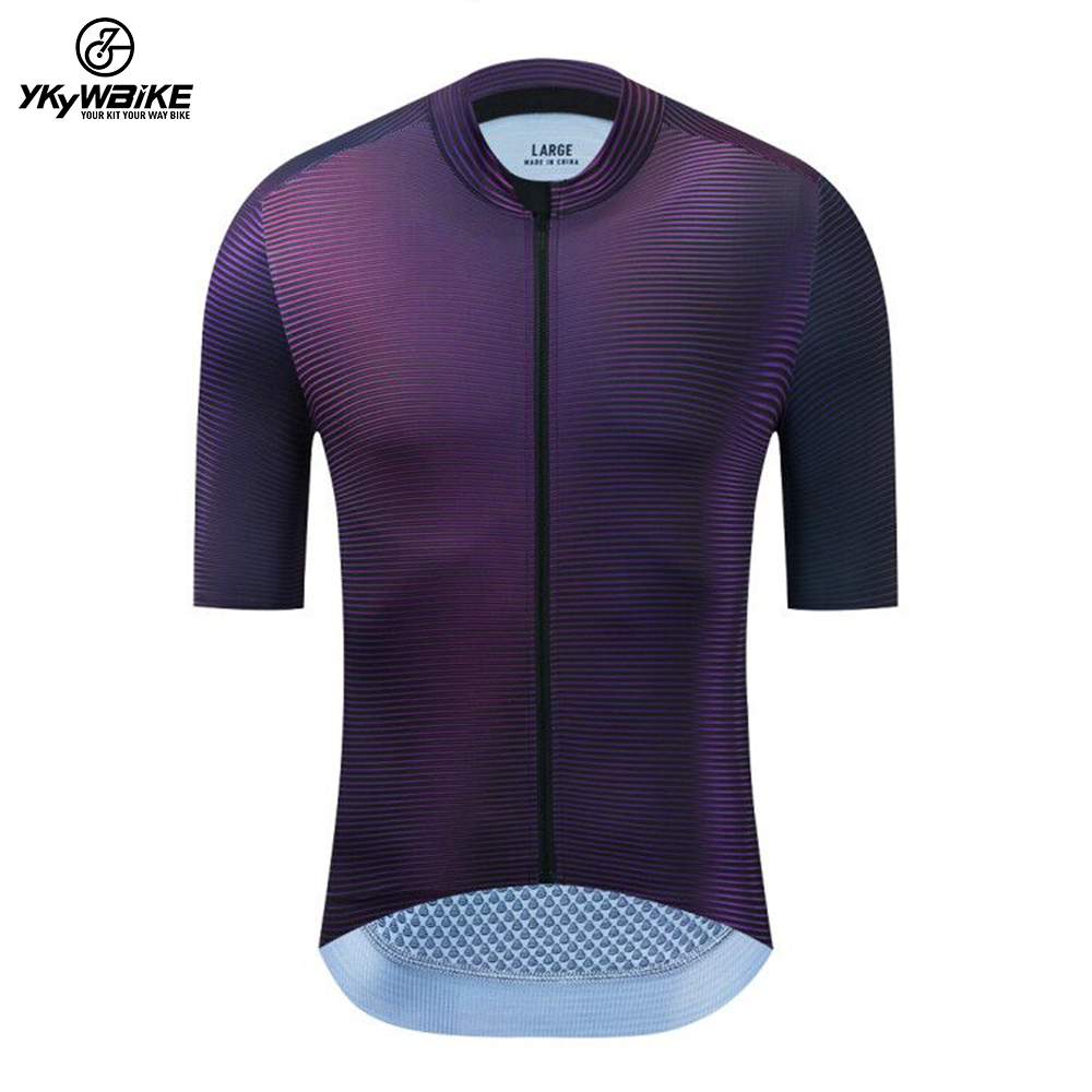 YKYWBIKE 2021 Cycling Jersey Seamless Short Sleeve Cycling C