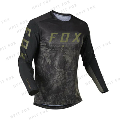 2022 Men's summer long-sleeved downhill hpit FOX mtb mountai