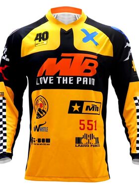 2023 Mtb Jersey Downhill Jersey Racing T-Shirt Bicycle Cycli