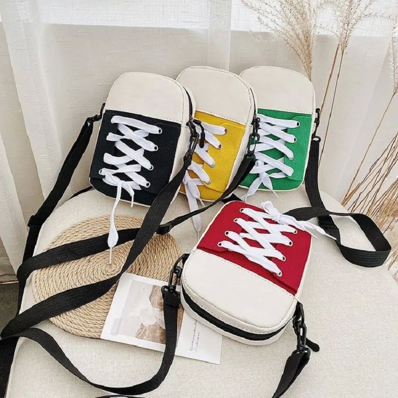 Women Bag Canvas Bag Fashion Creative Personality Shoes Shap