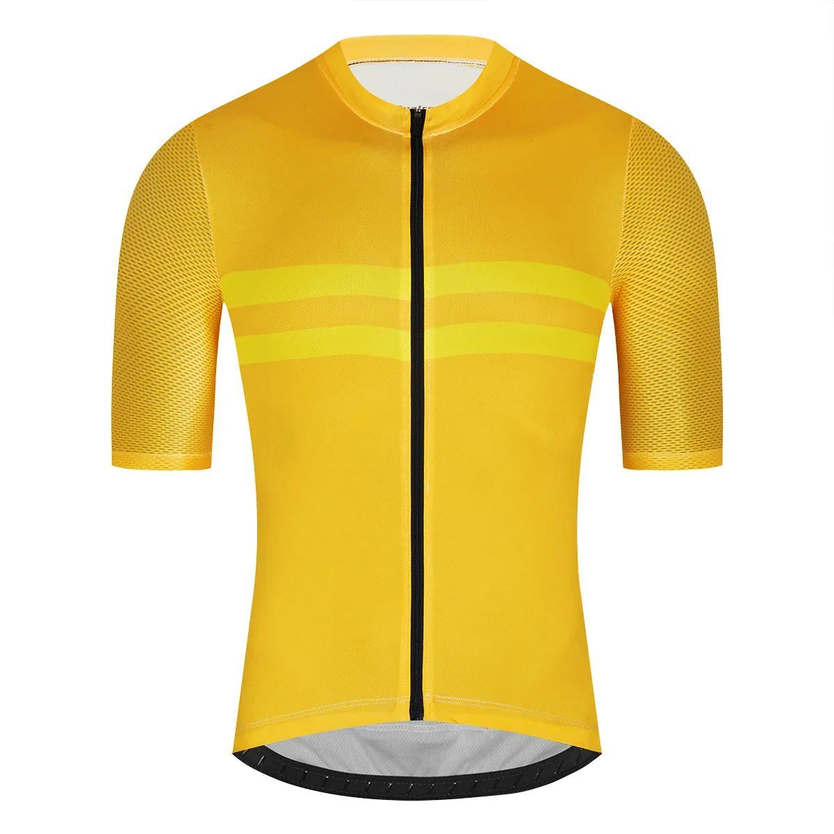 Fualrny-Camiseta de ciclismo reflectante para hombre, ropa d - 实物图
