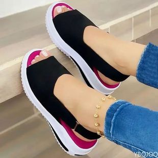 Women Shoes Summer new Breathable Wedges Sneakers Shoes Wome