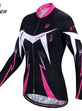 X-tiger-Maillot de manga larga para Ciclismo profesional par