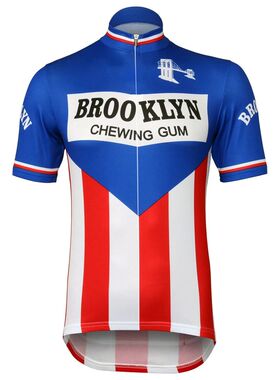 Brooklyn Jersey de ciclismo Retro, ropa de equipo de ciclism