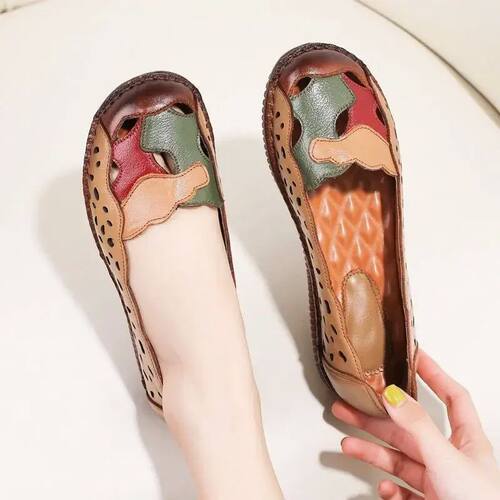 Women Fashion Sweet Soft Comfort Spring Hollow Out Flat Shoe