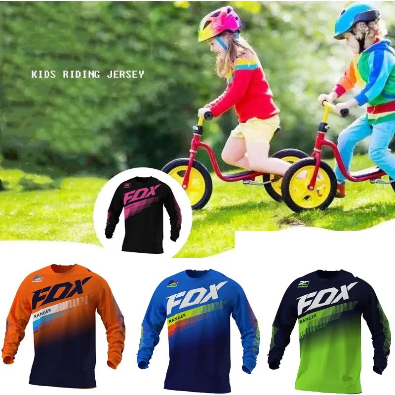 Camiseta de Monta?ismo para ni?os, ropa deportiva para cicli