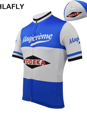 1972 Magicreme Belgian Team Cycling Jersey Short Sleeve Bike