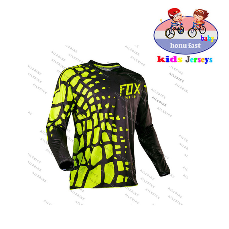 Kids Off Road ATV Racing T-Shirt AM Fox Bicycle Cycling Bike