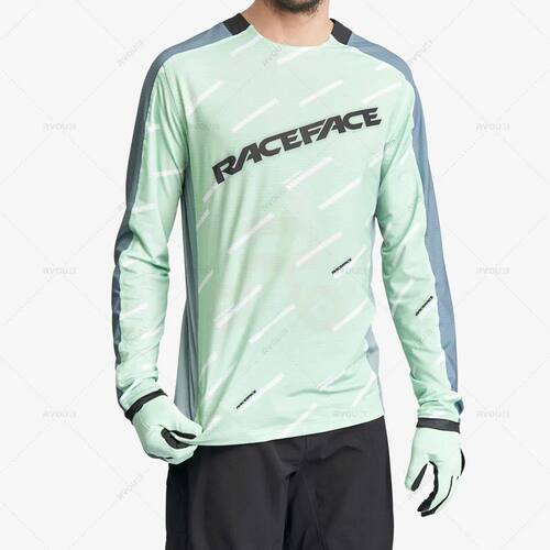 RACE FACE-camisetas de ciclismo de monta?a para hombre, ropa