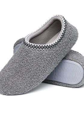 Shevalues Indoor Flat Fuzzy Slippers Women Winter Slippers C