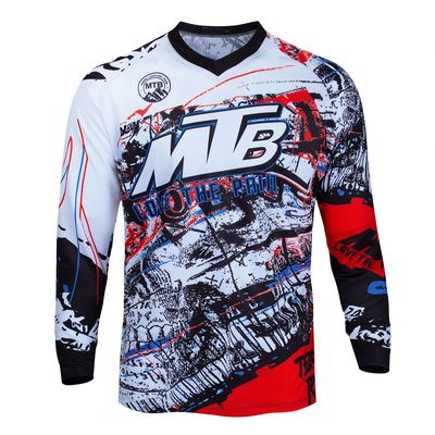 Camiseta de manga larga para hombre, camisa de Motocross, Je