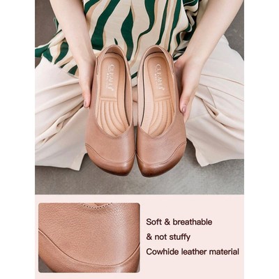 Single shoes female spring fall new simple wind commuter fla