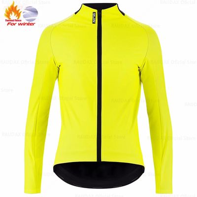 Raudax-ropa térmica de lana para ciclismo, Jersey deportivo