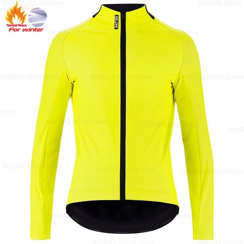 Raudax-ropa térmica de lana para ciclismo, Jersey deportivo