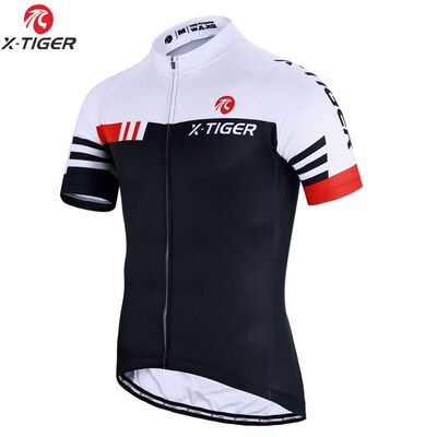 X-tiger-Ropa de ciclismo profesional, camiseta de manga cort