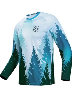 2024 Men's Downhill Cycling Jersey Loose Rider Mountain Bike