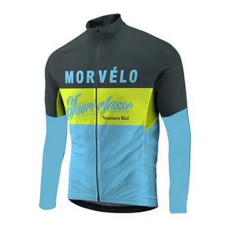 Morvelo-Camiseta de Ciclismo retro para hombre, Jersey de ma