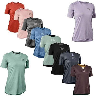 RAUDAX POC-Camiseta de ciclismo para mujer, camiseta transpi