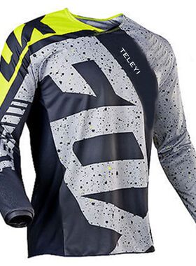 Camiseta de manga larga de ciclismo para hombre, FOX teleyi,