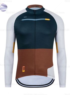 Raudax-ropa térmica de lana para ciclismo, Jersey deportivo