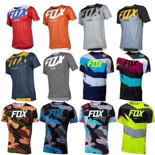 2021 Men's Downhill Jerseys Fox Thor Mountain Bike MTB Shirt