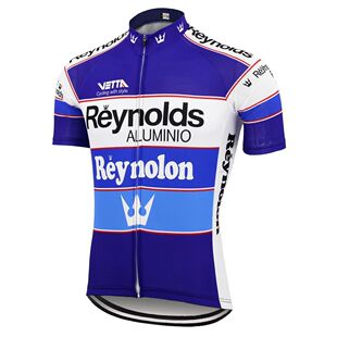 RINKS-Camiseta de ciclismo Reynolds, maillot de ciclista de