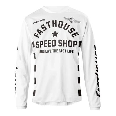 FASTHOUSE-Camiseta de manga larga de ciclismo para hombre, r