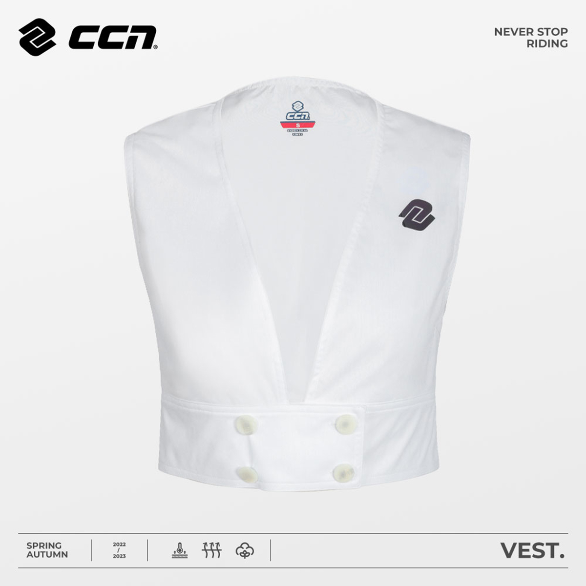 CCN 新品骑行服挡风背心马甲透气速干公路车自行车山地车女款