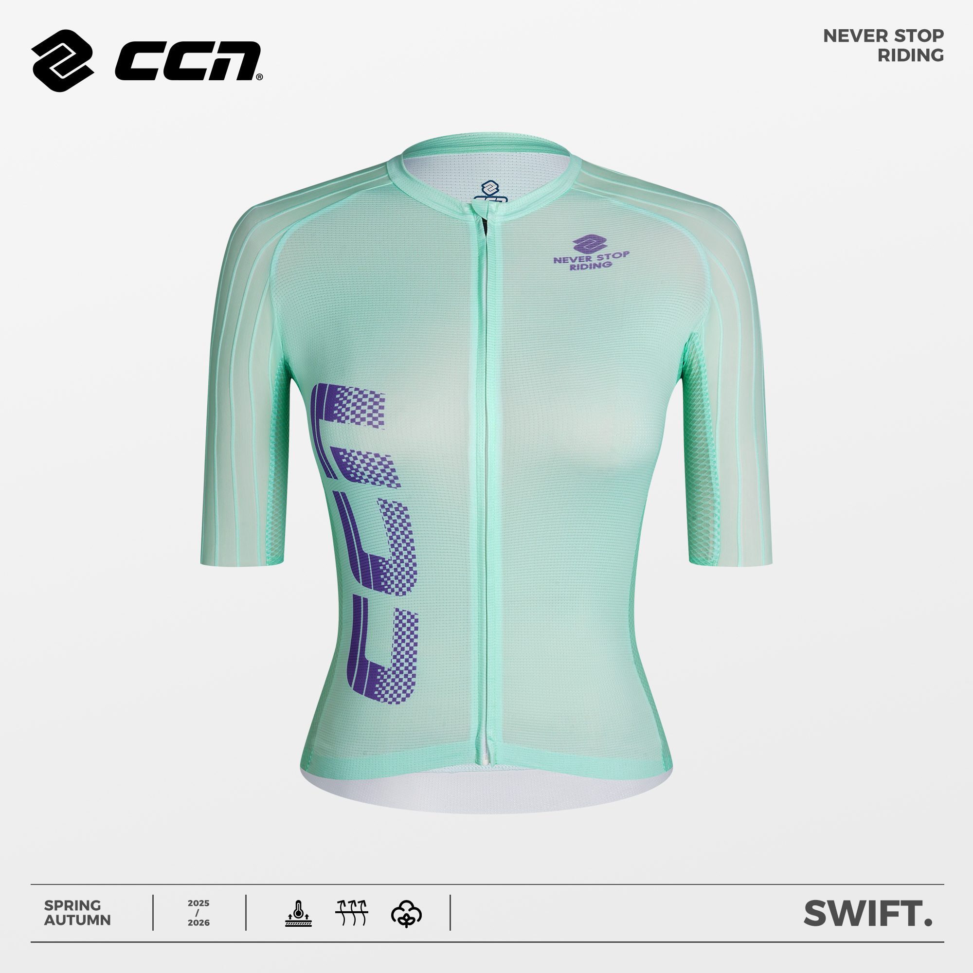 CCN骑行服短袖女士Swift气动系列