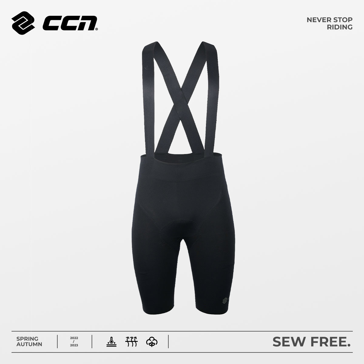 CCN骑行短裤吊带背带裤耐磨减震