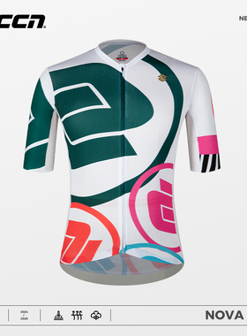CCN骑行服2024男士新款短袖自行车公路车上衣透气排汗NovaPro系列