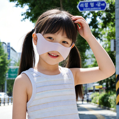 儿童蝴蝶防晒面罩2026新款夏季护眼角露口鼻易呼吸高颜值挂耳口罩