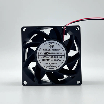 全新PELKO MOTORS K8038H24BPLB1I-7 24V 0.65A变频器风扇