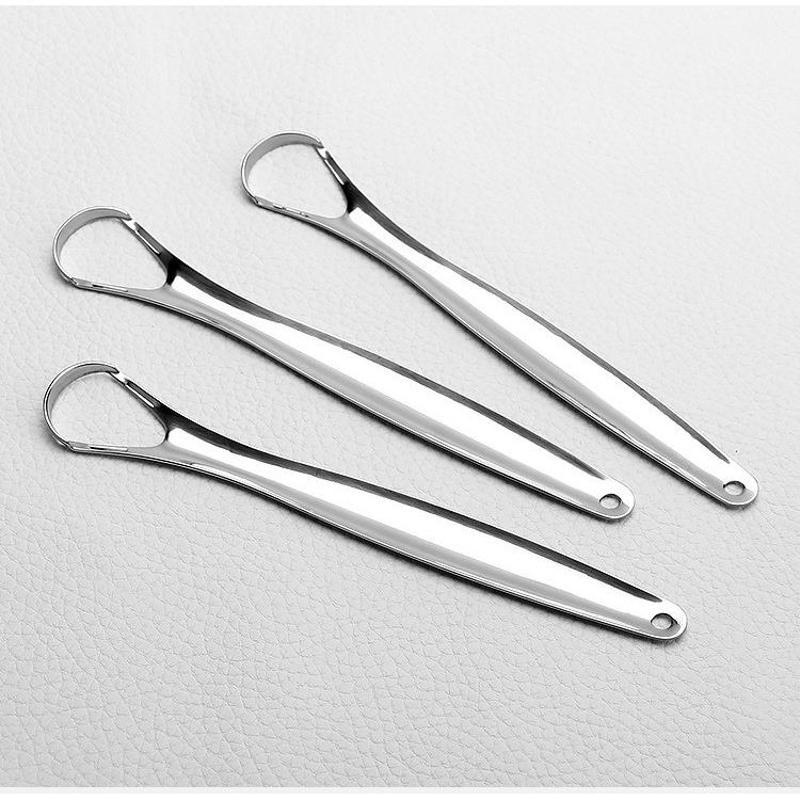 不锈钢手动刷牙刮舌苔刷刮舌器刮舌苔清洁器专用刮舌板除口臭神器