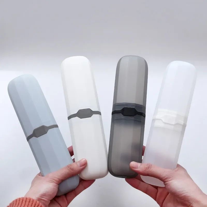Travel Portable Toothbrush Toothpaste Holder Storage Box Cas