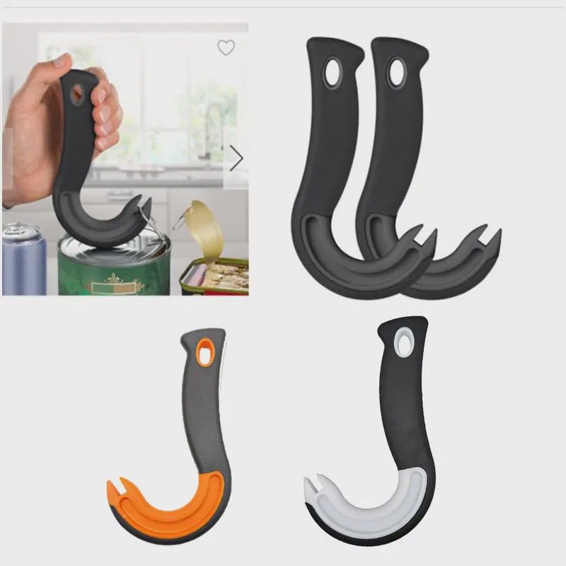 Easy Pull Can Opener勾形开罐器 塑料可乐易拉罐拉环开瓶器工具