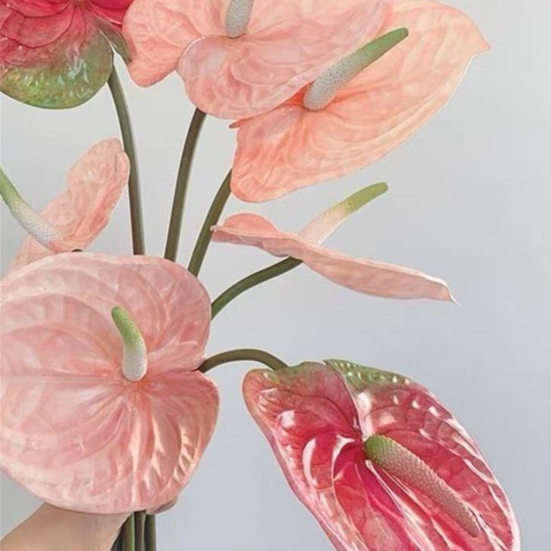 仿真红掌白掌绿掌假花客厅餐桌装饰品摄影道具家居店铺陈列