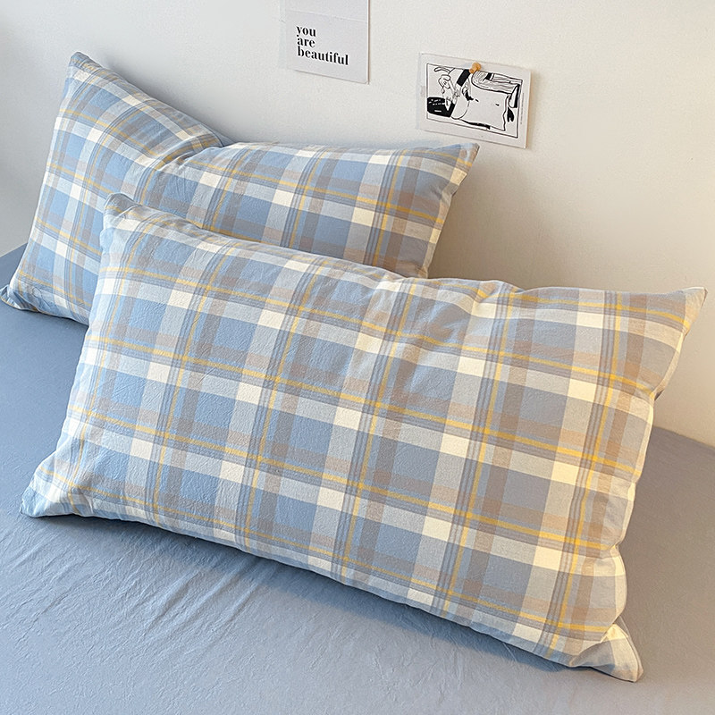 纯棉水洗棉枕套一对装100全棉枕头套单个家用学生宿舍枕芯内胆套,3C数码配件,USB多功能数码宝,淘宝优惠券,粉丝福利购,淘宝优惠卷