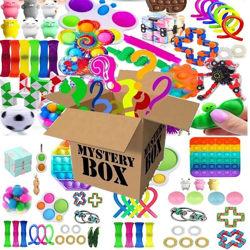 5-30pcs Random Fidget Toys Pack Mystery Gifts Box Surprise B