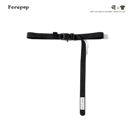 FCRC 山系25mm鱼刺印花 工装军事风 日系帆布机能装饰余文乐腰带