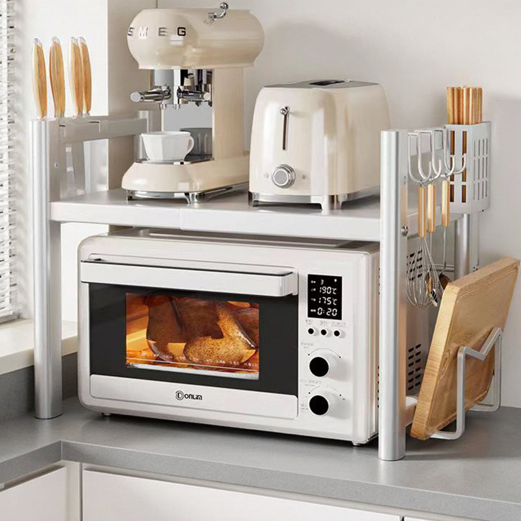 家用自由伸缩加固易清洁置物架子