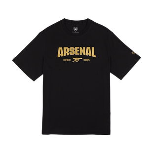 arsenal阿森纳旗舰店官方正品2025夏季立体印花字母T恤衫短袖