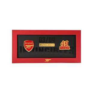 arsenal阿森纳旗舰店官方正品03/04不败赛季纪念徽章套盒
