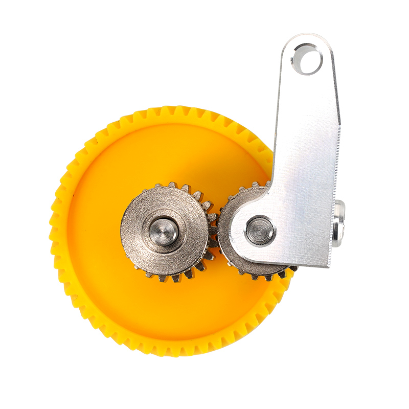 拓一体硬化钢挤出机齿轮金属手柄送料组件竹X1/P1P通用竹子挤出轮