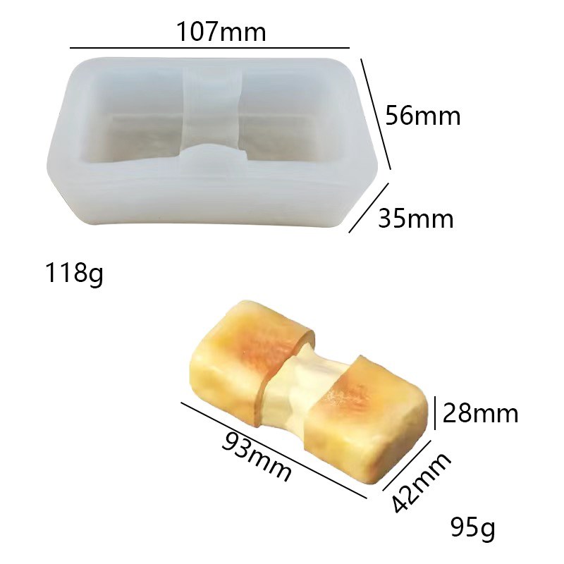 拉丝年糕捏捏模具 手工翻模 可做捏捏乐 极速发货 模具