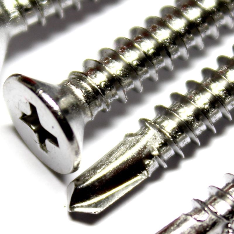 M3.5M3.9M4.2 410不锈钢沉头十字钻尾螺丝彩钢瓦自攻自钻燕尾螺钉