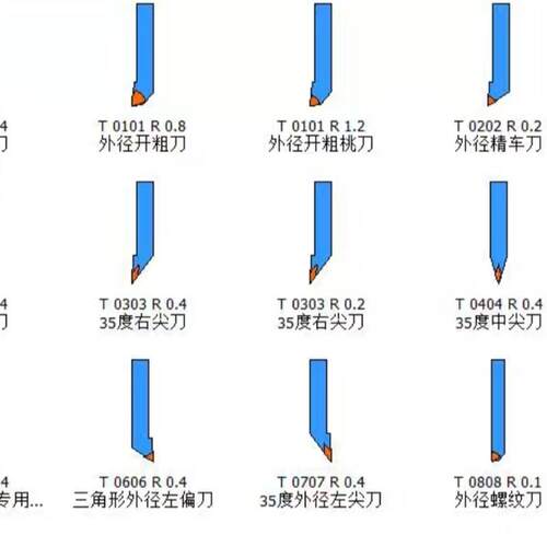 Mastercam2017-2026数控车车床刀具库/车床刀具模板/MC数控车/L2
